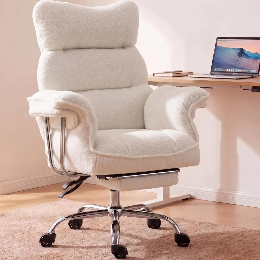 Office Chair Cushion - 두툼한 쿠션, 넓은 좌석, 팔걸이, 발