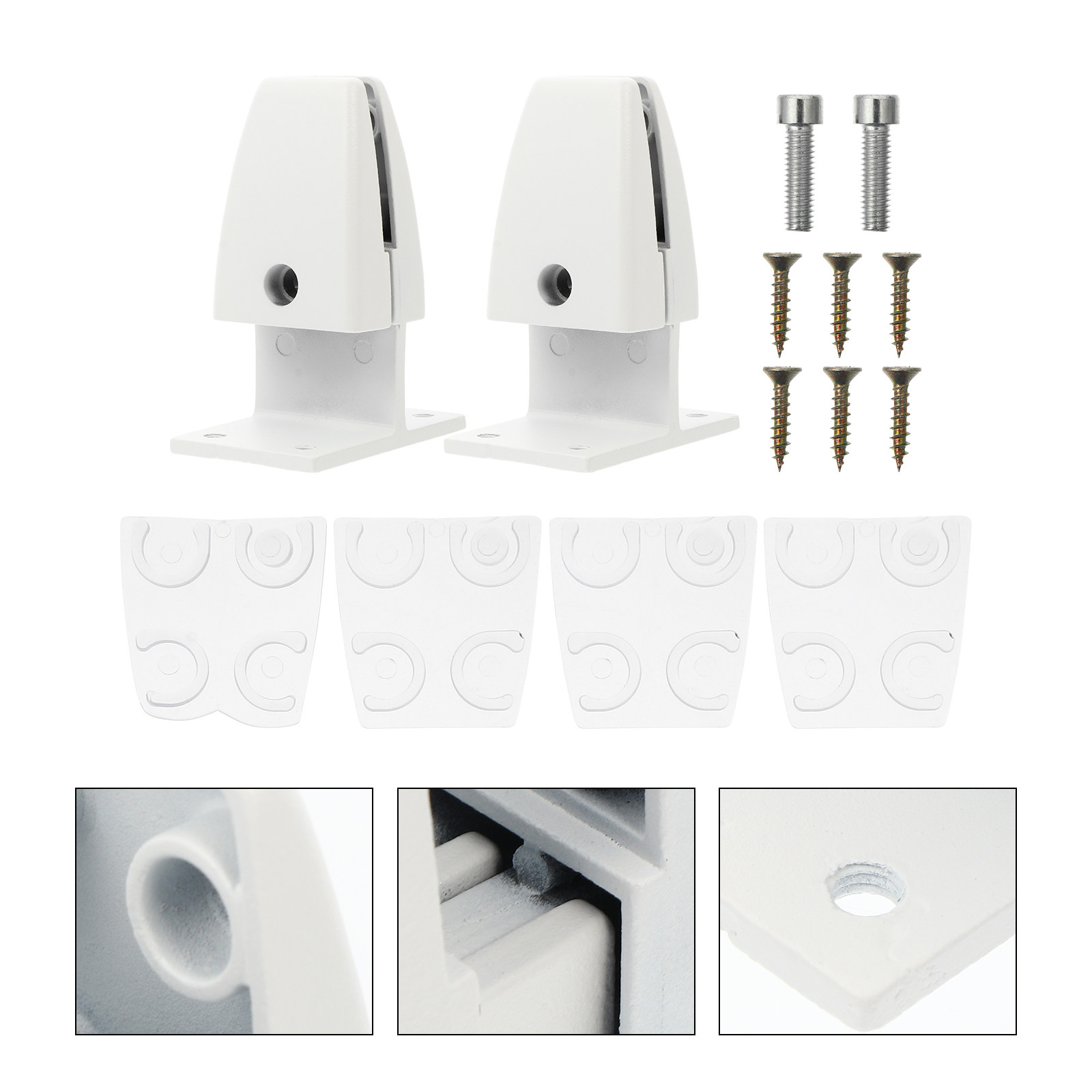 Partition Screen Divider - 2개 세트, 사무실 책상용 칸막이 클립,