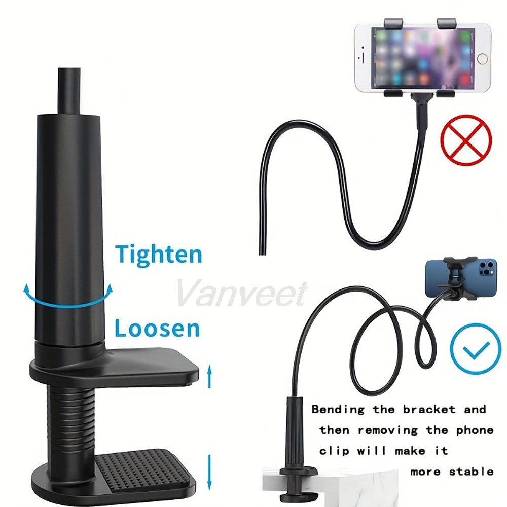 360 °   휴대폰 거치대 클립형 유연한 침대 데스크 - Mobile Pedestal Cabinet 리뷰 및 가격