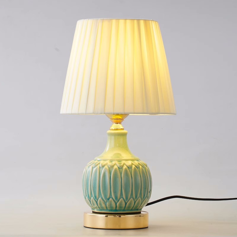 터치형 아메리칸 세라믹 데스크 램프 침실 침대 옆 램프 - Desk Lamp 리뷰 및 가격
