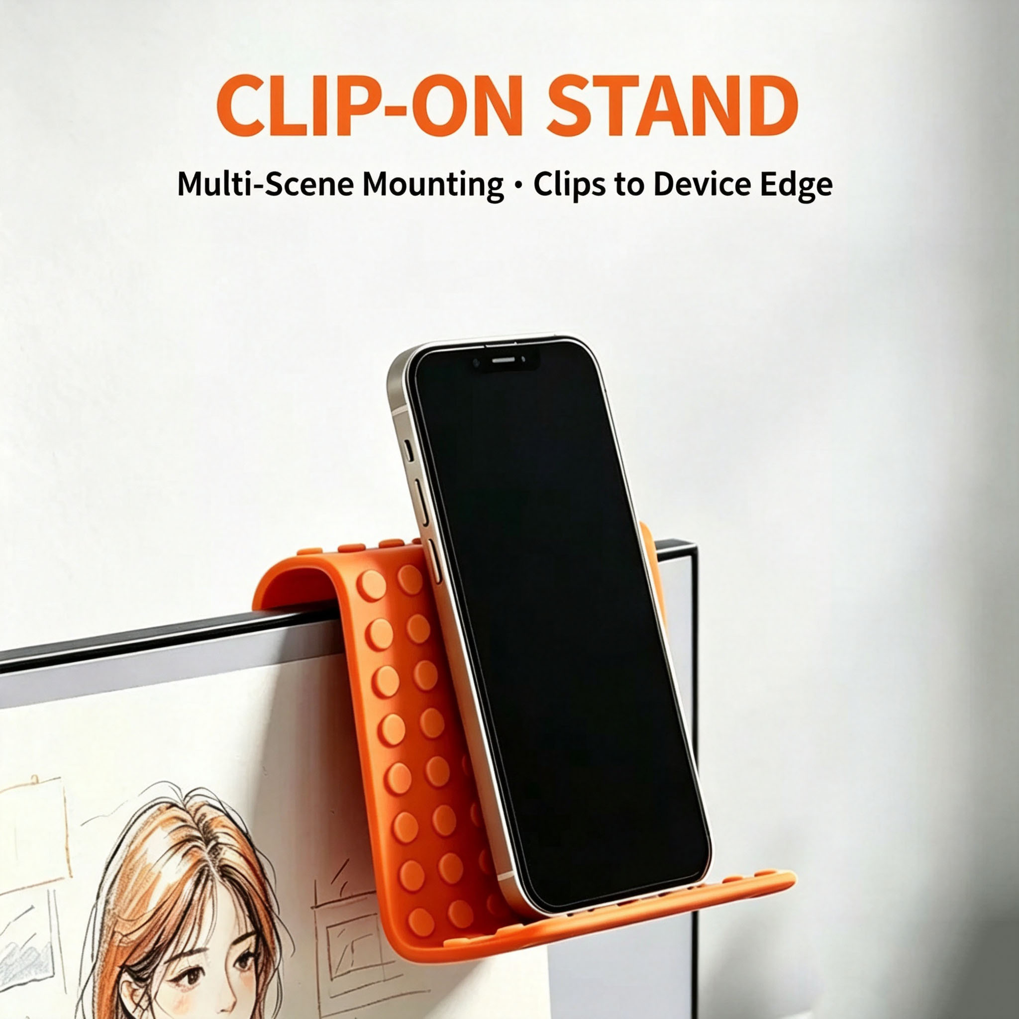 휴대용 범용 휴대폰 거치대 각도 조절 가능 실리콘 데스 - Standing Desk 리뷰 및 가격