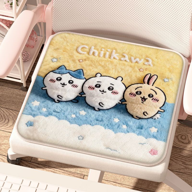 치이카와 만화 캐릭터가 그려진 귀여운 부드러운 쿠션,  - Office Chair Cushion 리뷰 및 가격