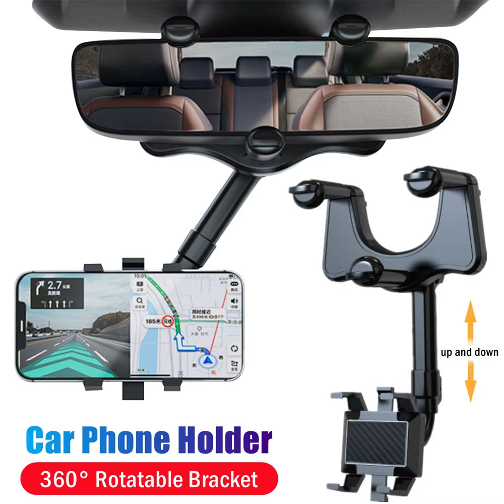 조절 가능한 자동차 백미러 휴대폰 거치대 360도 회전 - Mobile Pedestal Cabinet 리뷰 및 가격