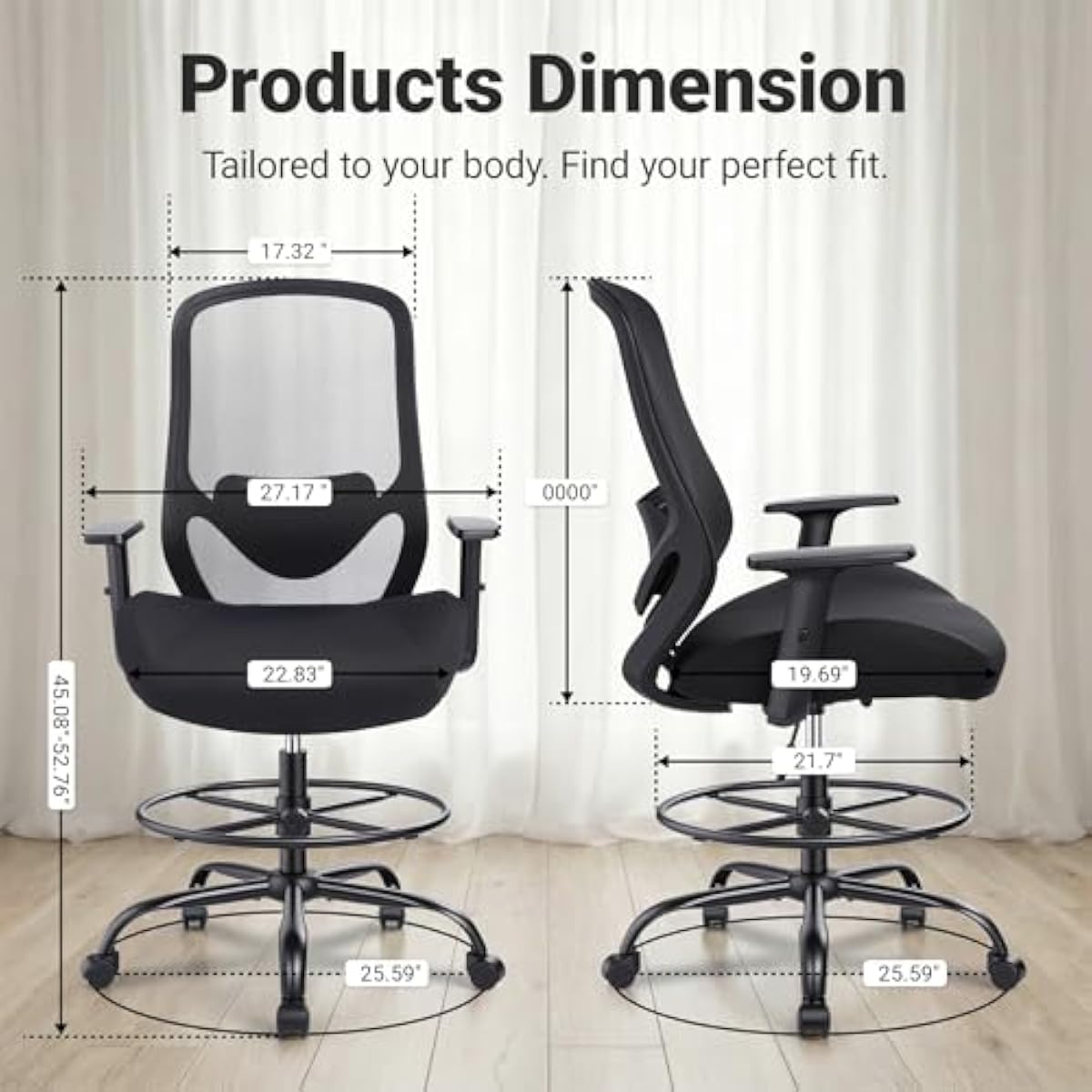 인체공학적 디자인의 높이 조절이 가능한 의자로, 메모리 - Standing Desk 리뷰 및 가격