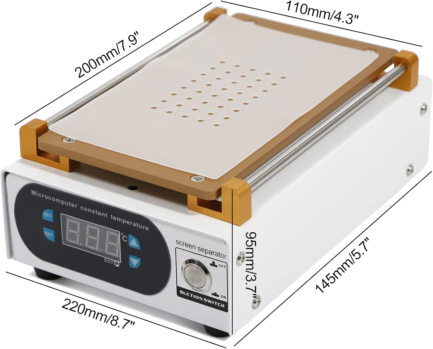 7 인치 LCD 화면 분리기 기계, 터치 스크린 제거, - Partition Screen Divider 리뷰 및 가격