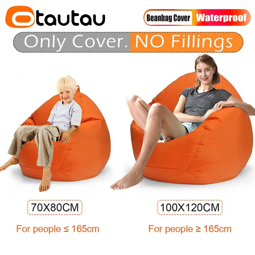 OTAUTAU 야외 방수 빈 백 커버, 충전재 없음,  - Office Stool 리뷰 및 가격