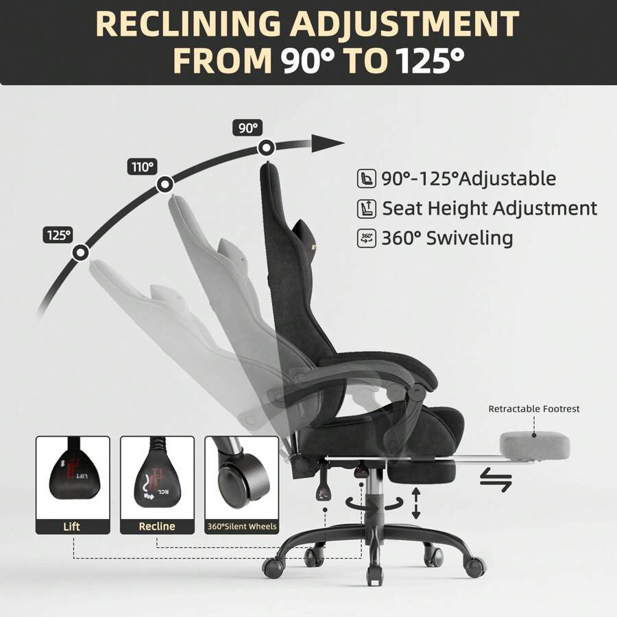하이백 게이밍 의자, 성인용 인체공학적 게이머 의자 - Office Chair 리뷰 및 가격
