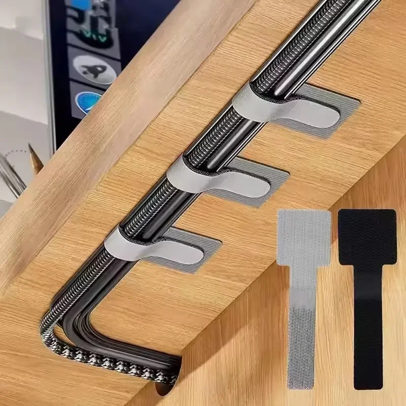 재사용 가능한 케이블 타이, 전선 정리용, 코드 및 끈 - Desk Organizer 리뷰 및 가격