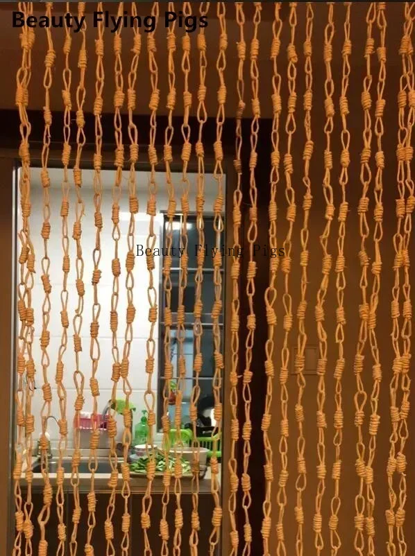 옥수수 잎 문 커튼 밀짚 끈 파티션 수제 갈대 커튼 걸 - Partition Screen Divider 리뷰 및 가격